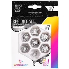 Gamgenic  Blackberry 7-Piece Dice Set